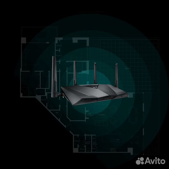 Мощный игровой роутер Asus RT-AC3100 с VPN