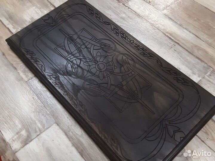 Нарды резные новые