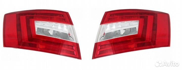 Фонарь задний Skoda Octavia A7 лифтбек