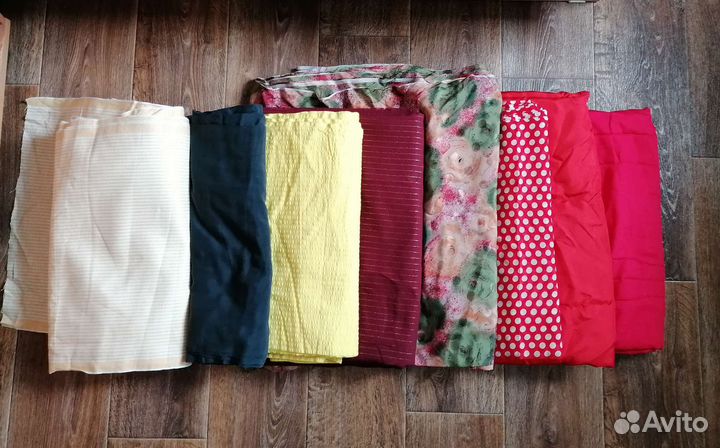 Ткани: натуральный шёлк, шерсть, штапель и другие