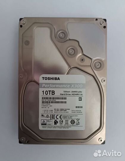 Жесткий диск Toshiba 10 Тб