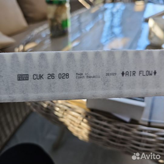 Салонный фильтр mercedes