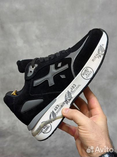 Кроссовки Premiata черные 40-45