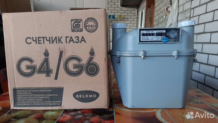 Газовый счетчик g6