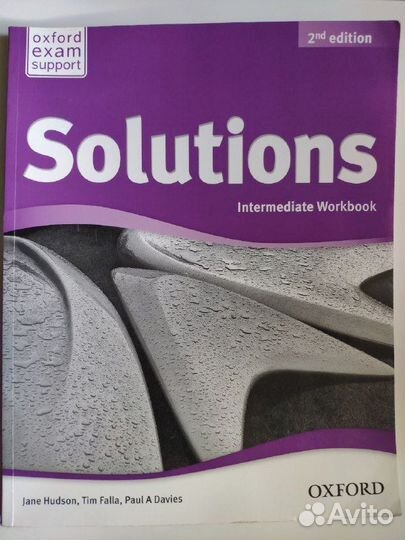 Учебник и тетрадь по англ., Solutions Intermediate