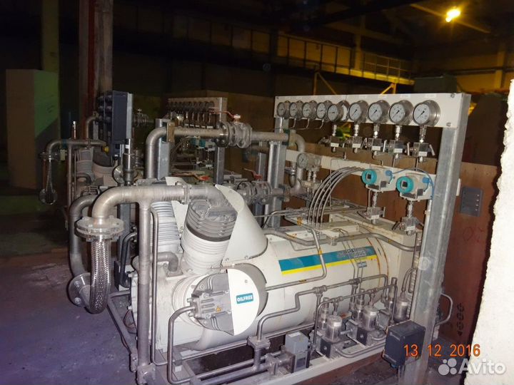 Компрессорная станция для произв. сжатого азота