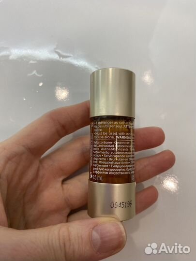 Концентрат с эффектом загара для лица Clarins 15ml