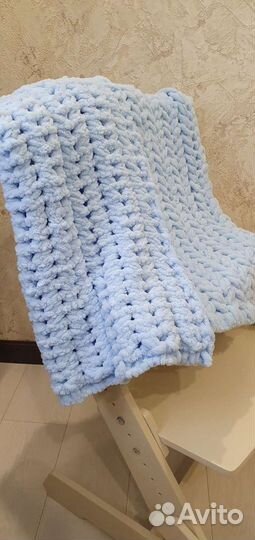 Плед пушистый детский из Alize puffy