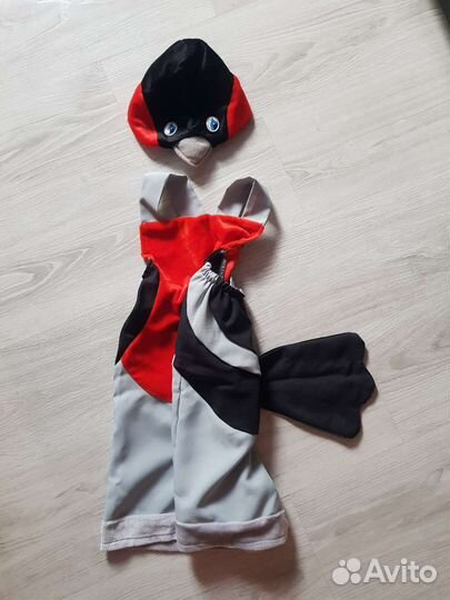 Новогодний костюм для мальчика снегирь