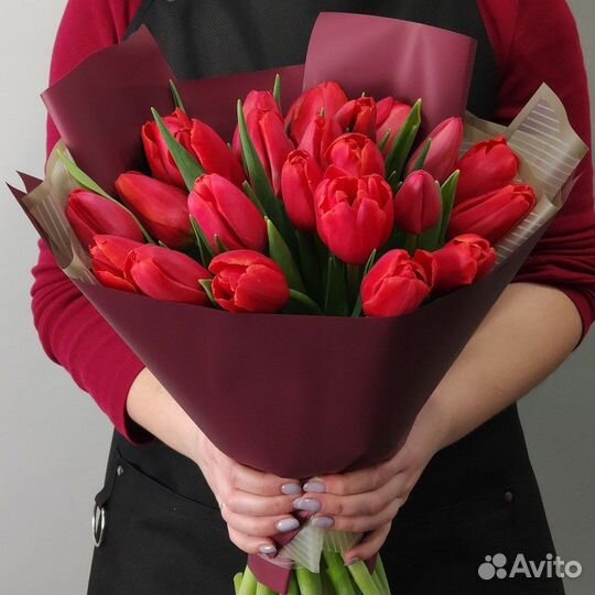 Тюльпаны к 8 марта оптом и розница