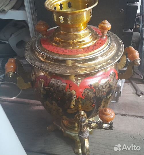 Самовар электрический расписной СССР