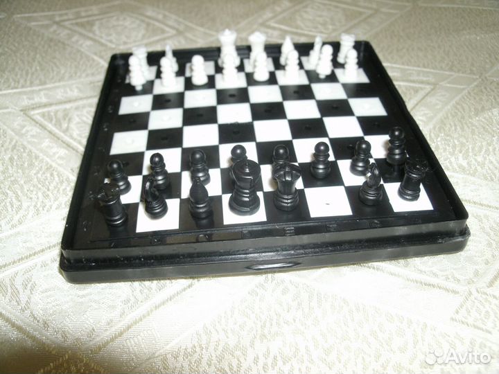 Дорожные шашки и шахматы, мини