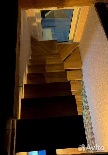 Забежная лестница с установкой