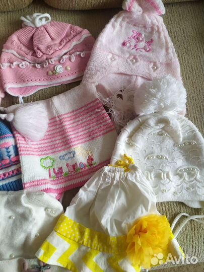 Шапки с рождения до 3 лет