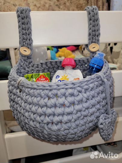 Подвесная корзинка на детскую кроватку