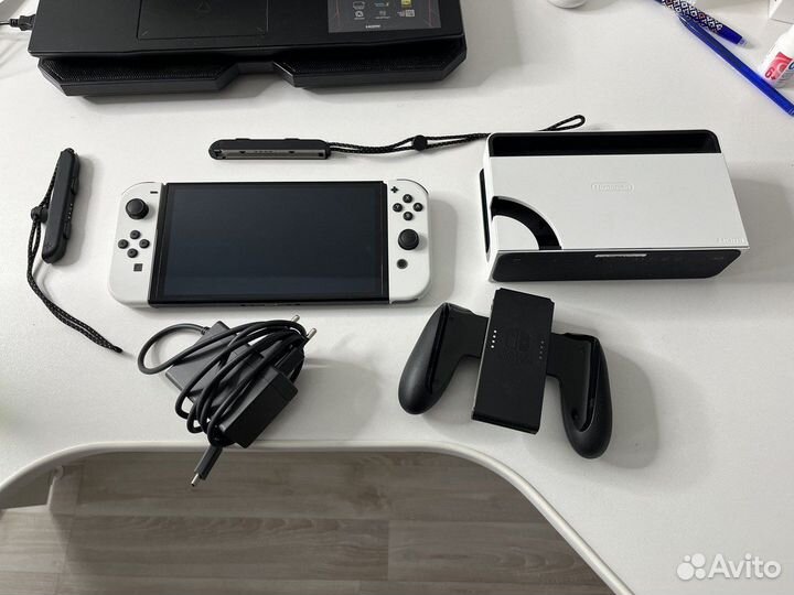 Nintendo switch oled + 128gb + 1 игра