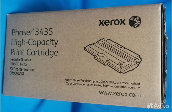 Катриджи для принтера Xerox 106R01305,106R01415