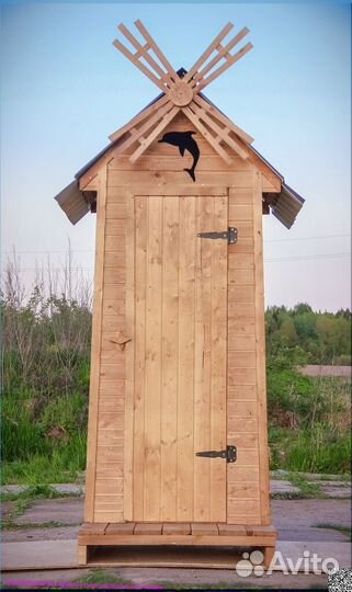 Уличный туалет с установкой