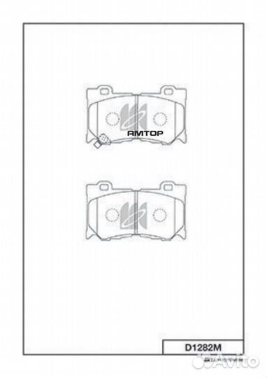 Kashiyama D1282M D1282M kashiyama Колодки тормозны