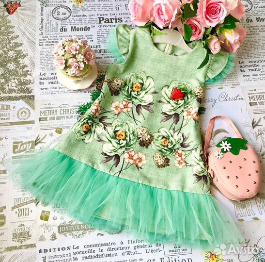 Детское нарядное платье