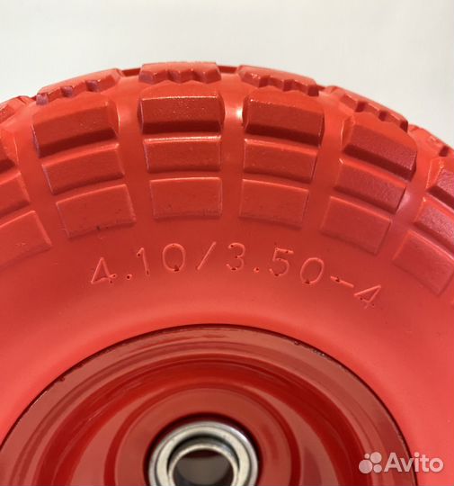 Колесо для тачки PU 4.1/3,5-4 D20 (не сим.ступица)