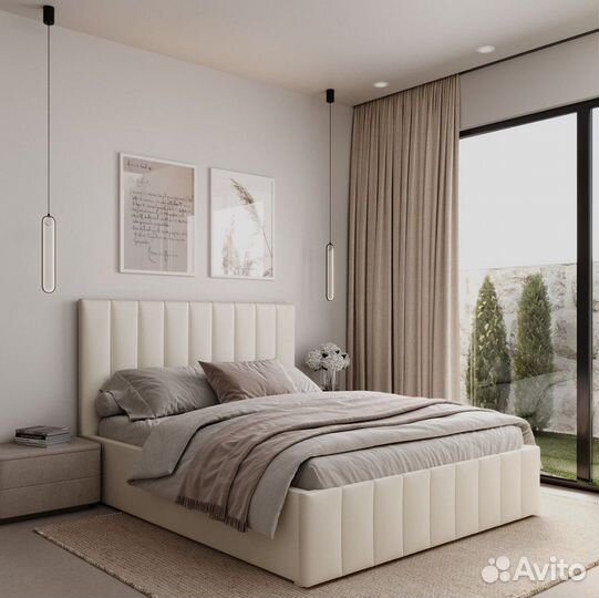 Кровать с подъемным механизмом двухспальная