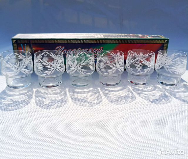 Набор стопок подарочный 6 шт