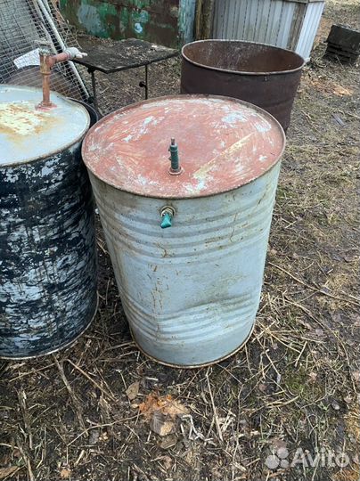 Бочка металлическая