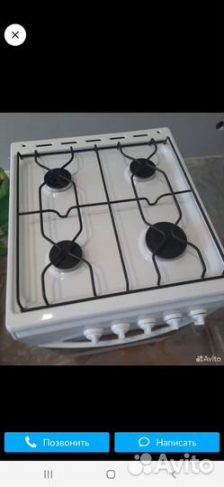 Газовая печка с духовкой новая