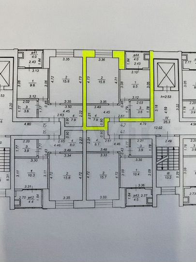 1-к. квартира, 38,8 м², 4/7 эт.
