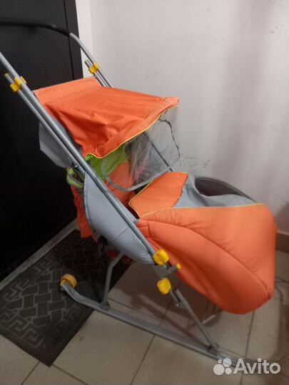 Детские санки коляска бу