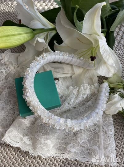 Ободок для волос ручной работы