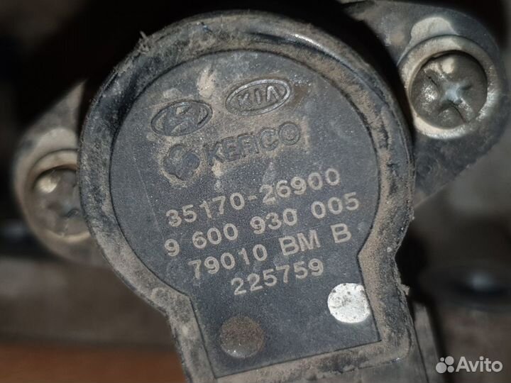 Дроссельная заслонка 1,4 хундай верна 2008 год