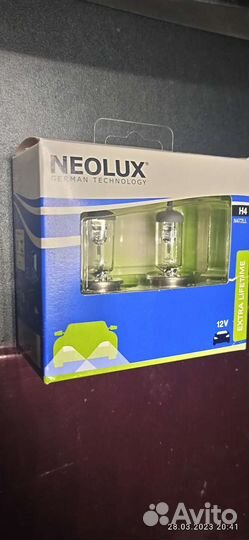 Галогеновые лампы H4 neolux
