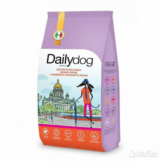 Dailydog casual корм для взрослых собак мелких пор