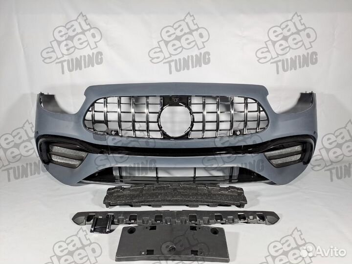 Передний бампер Mercedes w213 amg 6.3 рестайлинг