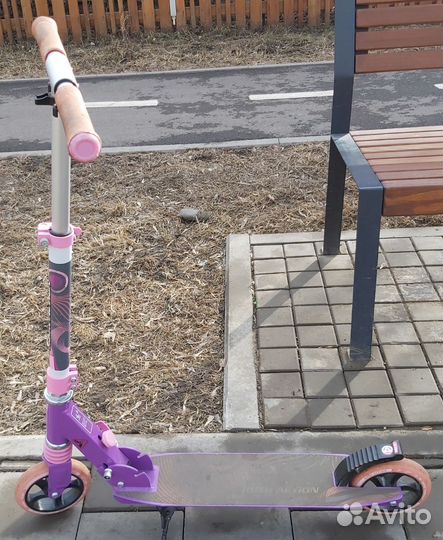 Самокат двухколесный rush action K-145A Purple