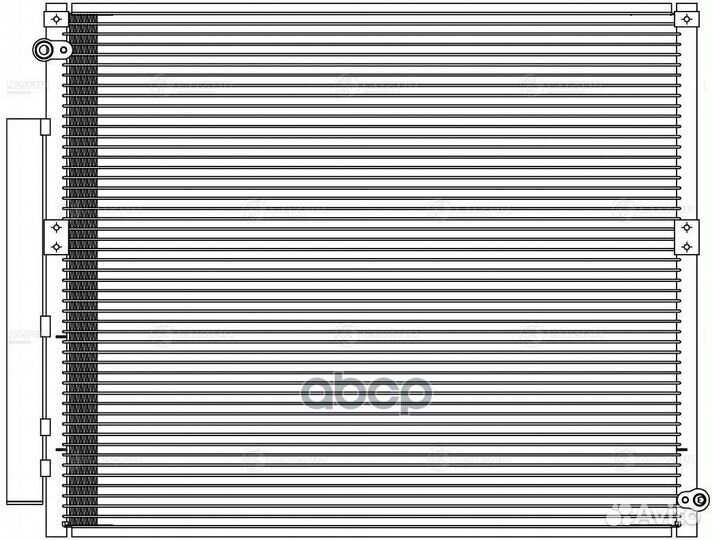 Радиатор кондиц. для а/м Toyota Land Cruiser Pr