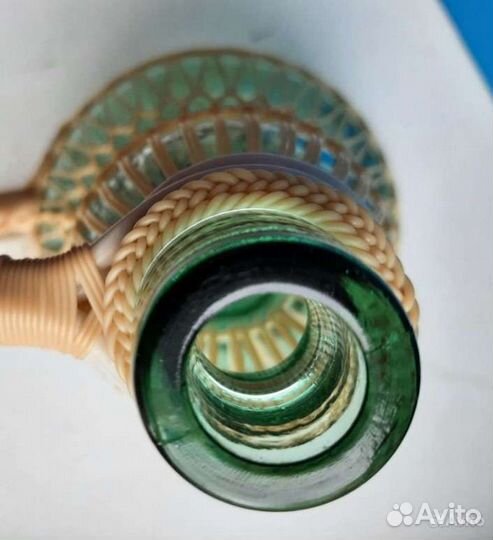 Бутылка СССР в оплётке с ручкой