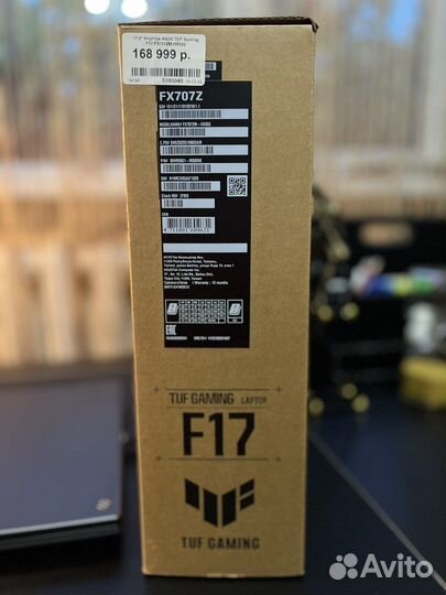 Игровой ноутбук Asus Tuf Gaming F17 F707ZM-HX032