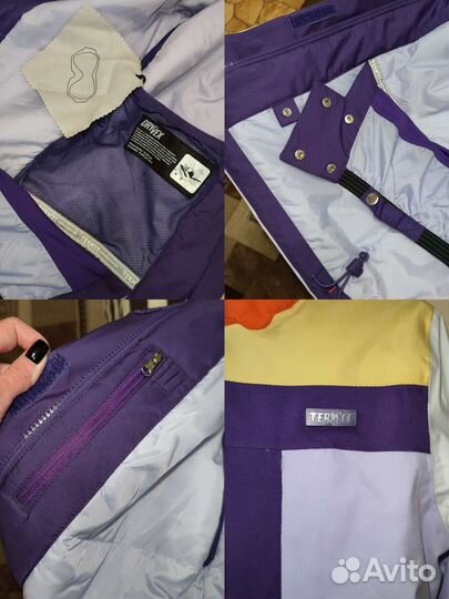 Костюм для сноуборда женский, куртка, штаны