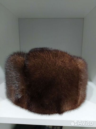 Норковая шапка мужская 55 64