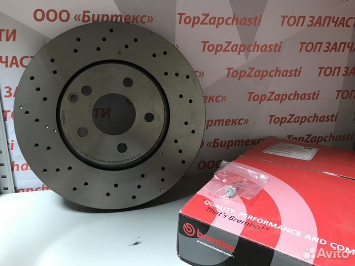 Диск тормозной mercedes W204 07/W212 09- sport пер