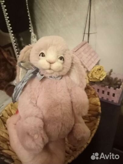 Зайка тедди - девочка зефирка