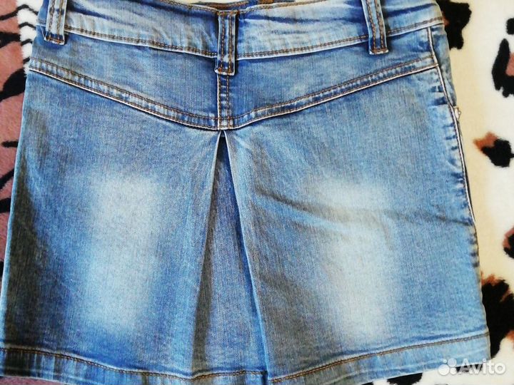 Юбка джинсовая для девочки 122
