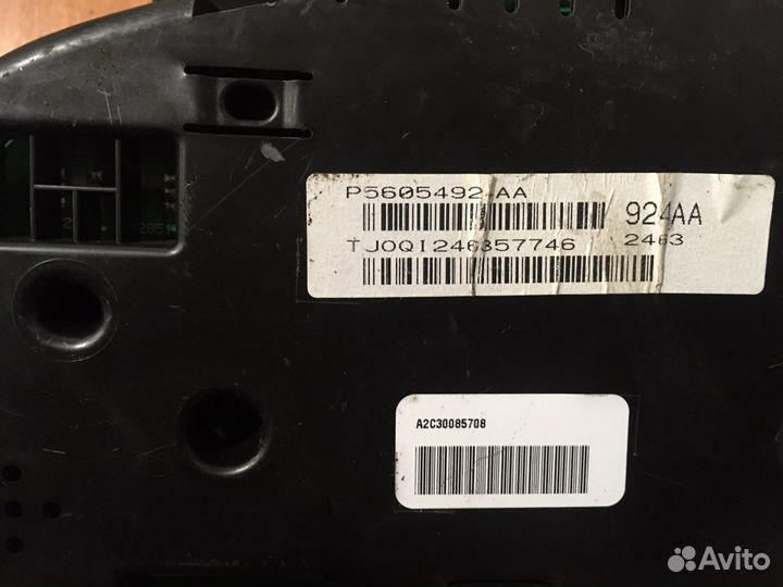 Приборная панель додж гранд караван 2011+