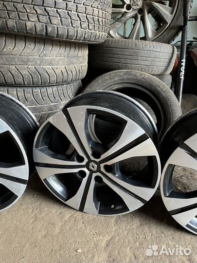 Литые диски 4 шт r 17 рено флюенс