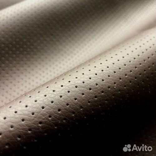 Серая экокожа Орегон для автотюнинга ширина 1,4 м