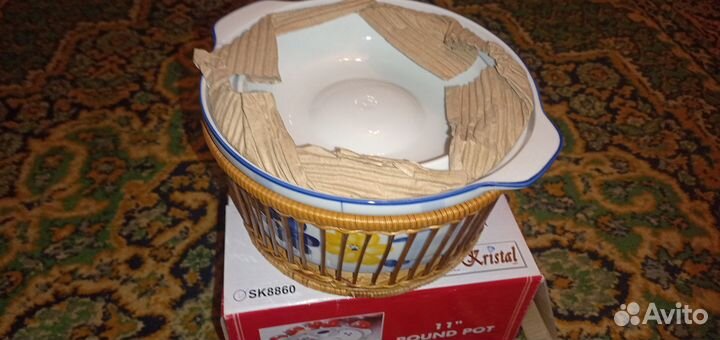 Кастрюля керамическая новая 3 л