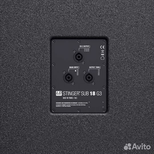 Пассивный сабвуфер LD Systems stinger SUB 18 G3